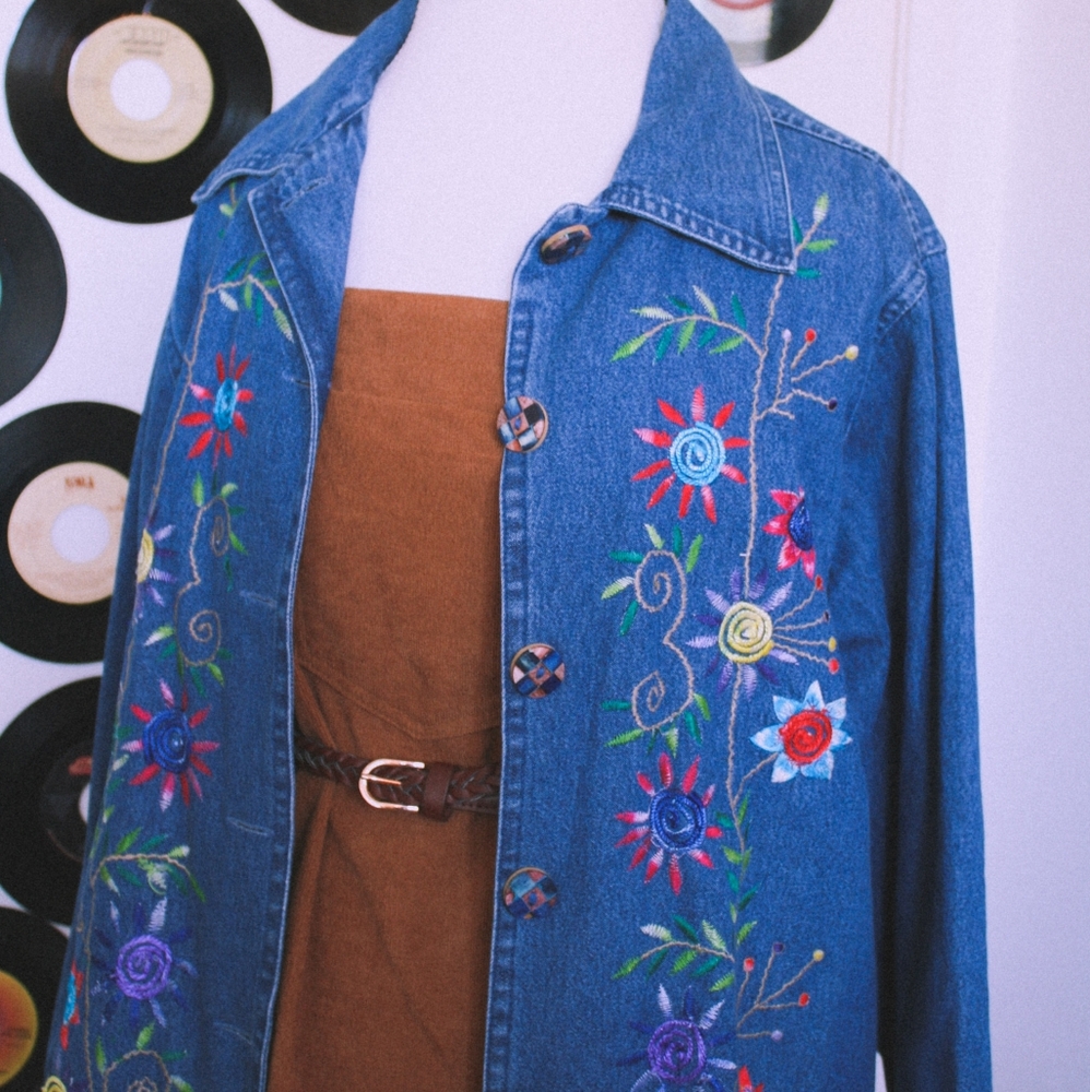 🌷embroidered jacket
